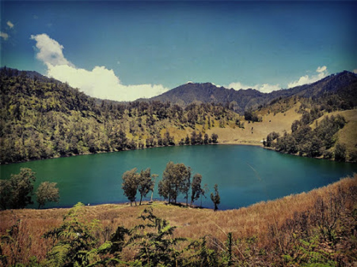 Ranu Kumbolo di Gunung Semeru. (Foto: Mohammad Qosim Al Hafiezh via AyoSurabaya.com)) Ranu Kumbolo di Gunung Semeru. (Foto: Mohammad Qosim Al Hafiezh via AyoSurabaya.com))