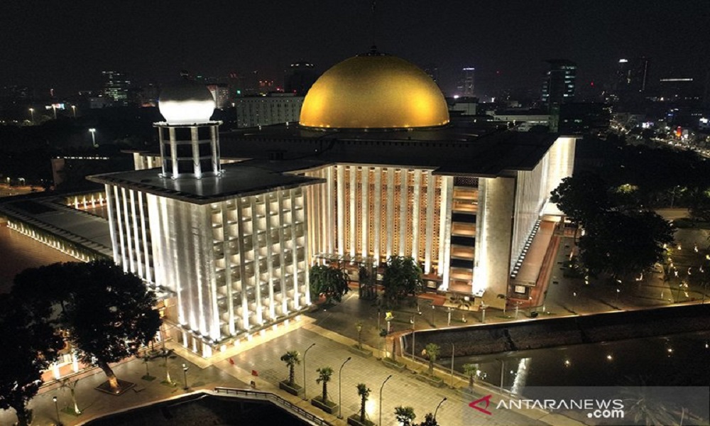 Kemegahan Masjid Istiqlal. FOTO: Antara Kemegahan Masjid Istiqlal. FOTO: Antara