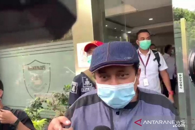 Haikal Hasan saat di Polda Metro Jaya. FOTO: Antara Haikal Hasan saat di Polda Metro Jaya. FOTO: Antara