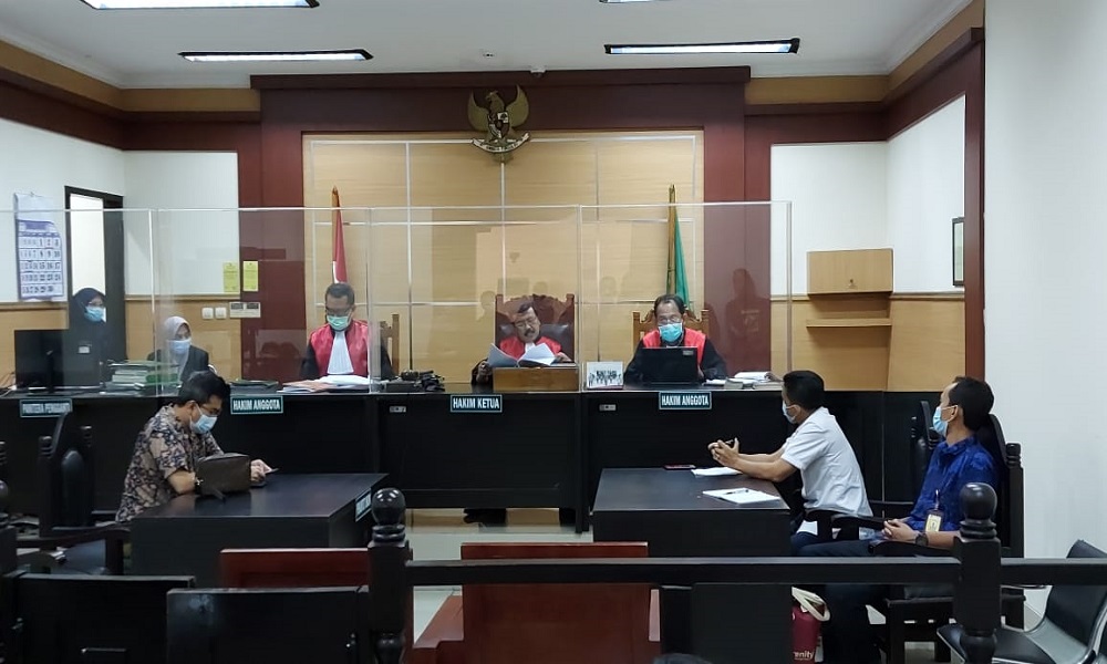 Sidang gugatan warga Desa Kalibaru, Pakuhaji, di PN Tangerang. FOTO: GenPI.co Sidang gugatan warga Desa Kalibaru, Pakuhaji, di PN Tangerang. FOTO: GenPI.co