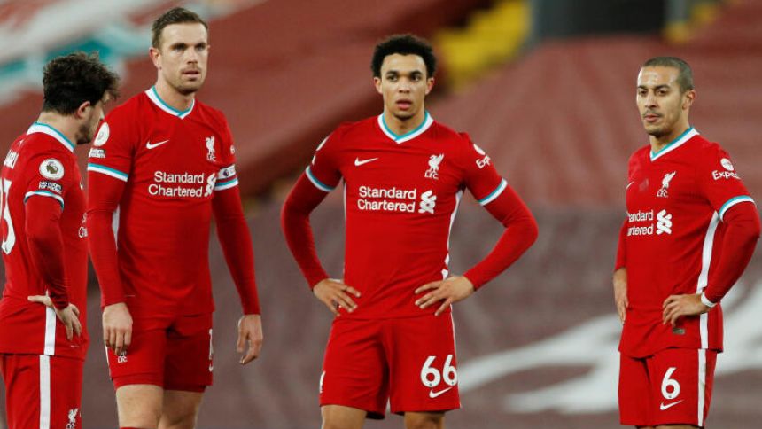 Ekspresi pemain Liverpool usai dikalahkan Manchester City. (foto: Reuters) Ekspresi pemain Liverpool usai dikalahkan Manchester City. (foto: Reuters)