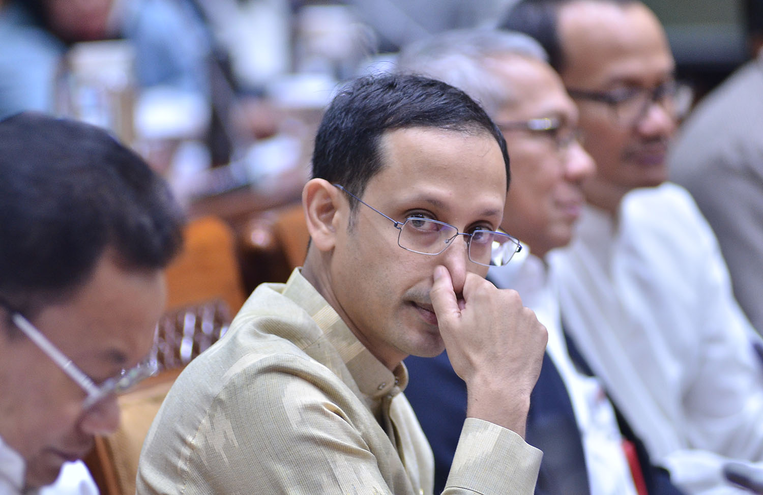 Akademisi politik Philipus Ngorang meyakini kapabilitas Nadiem Makarim sebagai Menteri Pendidikan, Kebudayaan, Riset, dan Teknologi (Mendikbud-Ristek).(foto: M Fathra Nazrul Islam/JPNN) Akademisi politik Philipus Ngorang meyakini kapabilitas Nadiem Makarim sebagai Menteri Pendidikan, Kebudayaan, Riset, dan Teknologi (Mendikbud-Ristek).(foto: M Fathra Nazrul Islam/JPNN)
