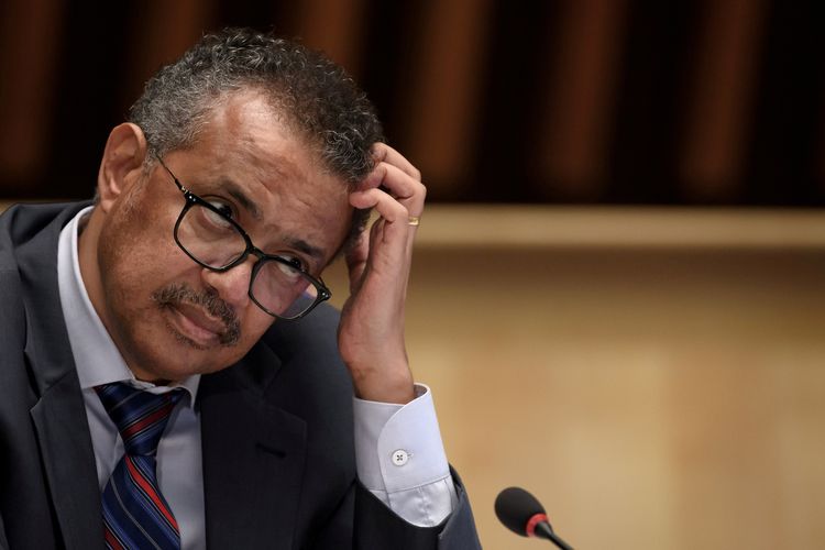 Direktur Jenderal Organisasi Kesehatan Dunia (WHO), Tedros Adhanom Ghebreyesus. Foto: Reuters. Direktur Jenderal Organisasi Kesehatan Dunia (WHO), Tedros Adhanom Ghebreyesus. Foto: Reuters.