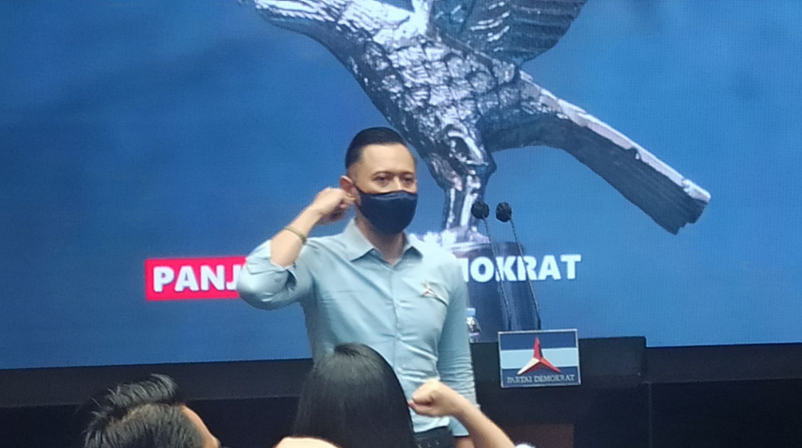 Ketua Umum Partai Demokrat, Agus Harimurti Yudhoyono. Foto: Andi Ristanto/GenPI.co. Ketua Umum Partai Demokrat, Agus Harimurti Yudhoyono. Foto: Andi Ristanto/GenPI.co.