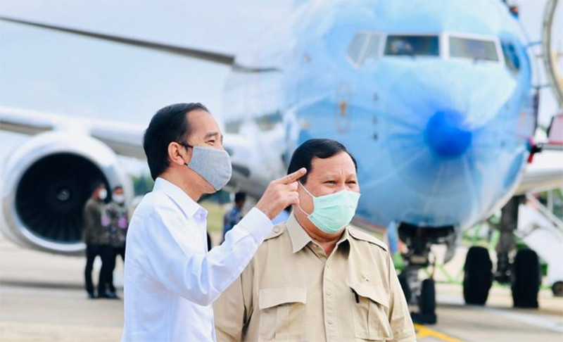 Presiden Joko Widodo (Jokowi) dan Menteri Pertahanan Prabowo Subianto . Foto : Dok Biro Pers Sekretariat Presiden. Presiden Joko Widodo (Jokowi) dan Menteri Pertahanan Prabowo Subianto . Foto : Dok Biro Pers Sekretariat Presiden.