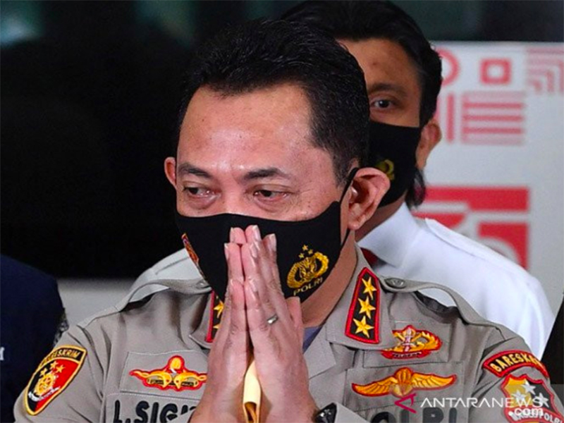 Kapolri Jenderal Pol Listyo Sigit Prambowo. Foto: Antara/Sigid Kurniawan. Kapolri Jenderal Pol Listyo Sigit Prambowo. Foto: Antara/Sigid Kurniawan.