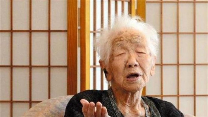 Kane Tanaka, warga tertua di dunia saat ini menurut Guinness World Records. Foto file - Anadolu Agency. Kane Tanaka, warga tertua di dunia saat ini menurut Guinness World Records. Foto file - Anadolu Agency.