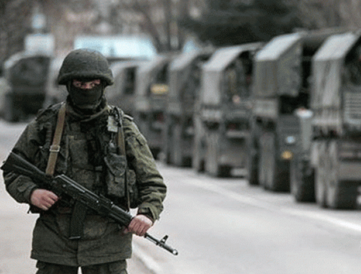 Pasukan Rusia di sekitar Crimea, Ukraina. Foto: Reuters. Pasukan Rusia di sekitar Crimea, Ukraina. Foto: Reuters.