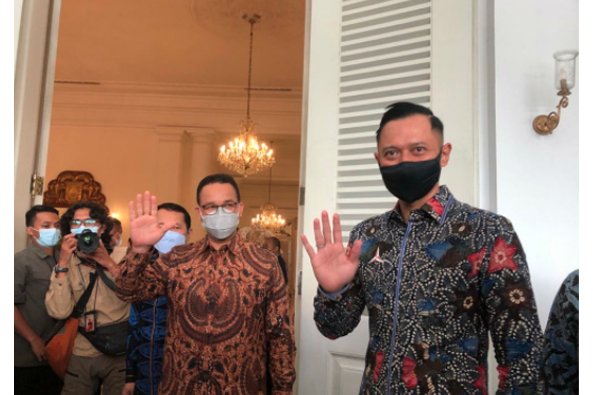 Anies Baswedan dan AHY (foto: Mia Kamila/GenPI) Anies Baswedan dan AHY (foto: Mia Kamila/GenPI)