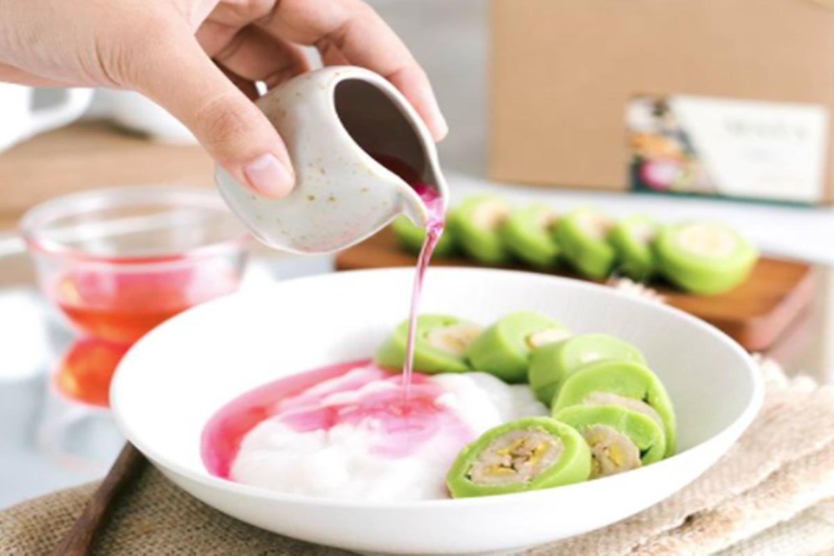 Pisang ijo (foto: SC IG @nyonyamaya.id) Pisang ijo (foto: SC IG @nyonyamaya.id)