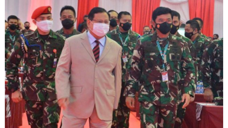 Prabowo Subianto berjas cokelat muda (foto: SC IG @prabowo) Prabowo Subianto berjas cokelat muda (foto: SC IG @prabowo)