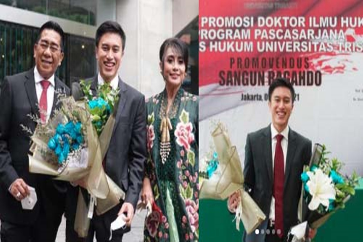 Aga anak Yayuk Suseno dan Henry Yosodiningrat meraih gelar doktor di usia muda (foto: SC IG @ragahdo) Aga anak Yayuk Suseno dan Henry Yosodiningrat meraih gelar doktor di usia muda (foto: SC IG @ragahdo)