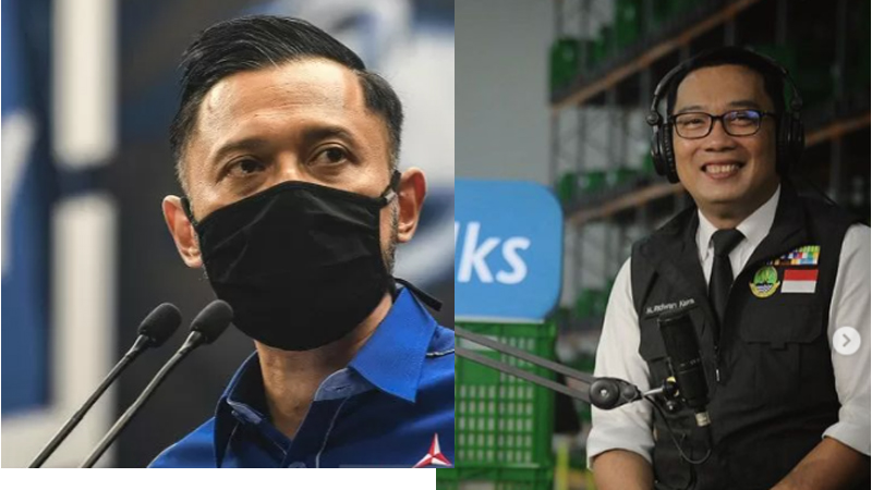 AHY dan Ridwan Kamil (foto: Antara dan IG @ridwankamil) AHY dan Ridwan Kamil (foto: Antara dan IG @ridwankamil)