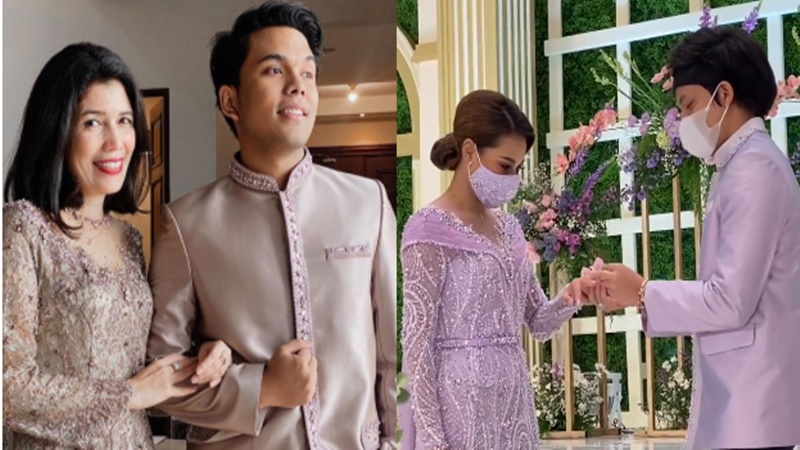Atta saat melamar Aurel (kanan), Thoriq dan tantenya (foto: SC IG @thariqhalilintar) Atta saat melamar Aurel (kanan), Thoriq dan tantenya (foto: SC IG @thariqhalilintar)
