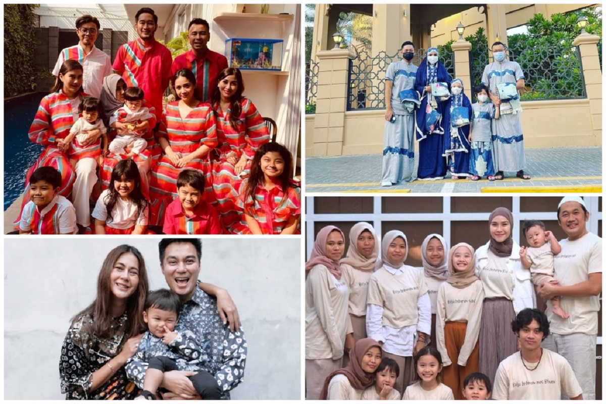OOTD Lebaran Ala Keluarga Seleb, Mewah dan Kompak Banget! (foto: instagram @zaskiadyamecca @raffinagita1717 @baimwong @ananghijau) OOTD Lebaran Ala Keluarga Seleb, Mewah dan Kompak Banget! (foto: instagram @zaskiadyamecca @raffinagita1717 @baimwong @ananghijau)