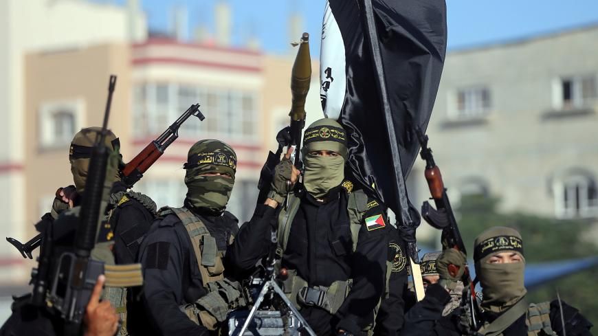 Ilustrasi Brigade Al Qassam. . Foto: Reuters/Ibraheem Abu Mustafa Ilustrasi Brigade Al Qassam. . Foto: Reuters/Ibraheem Abu Mustafa