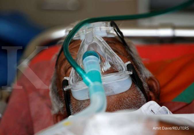 ilustrasi pasien covid-19 di India. Foto: amit dave/reuters ilustrasi pasien covid-19 di India. Foto: amit dave/reuters