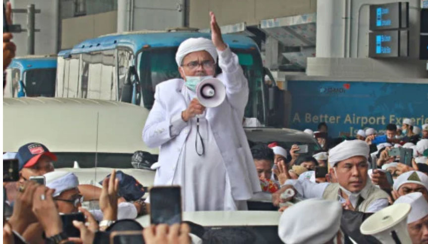 Habib Rizieq. Foto: Antara/tss Habib Rizieq. Foto: Antara/tss