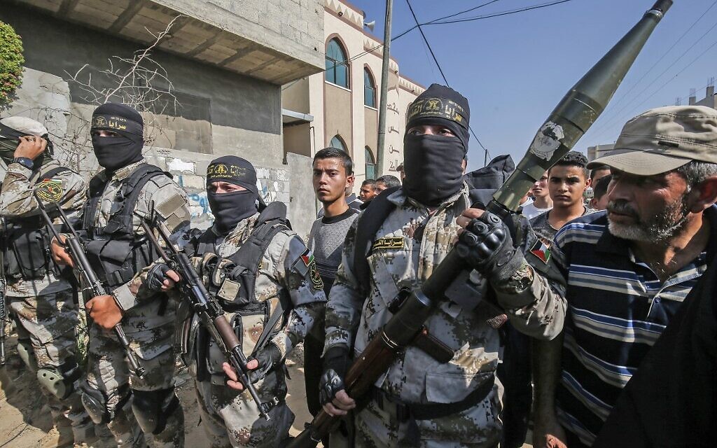 Ilustrasi tentara Hamas. Foto: SAID KHATIB / AFP Ilustrasi tentara Hamas. Foto: SAID KHATIB / AFP