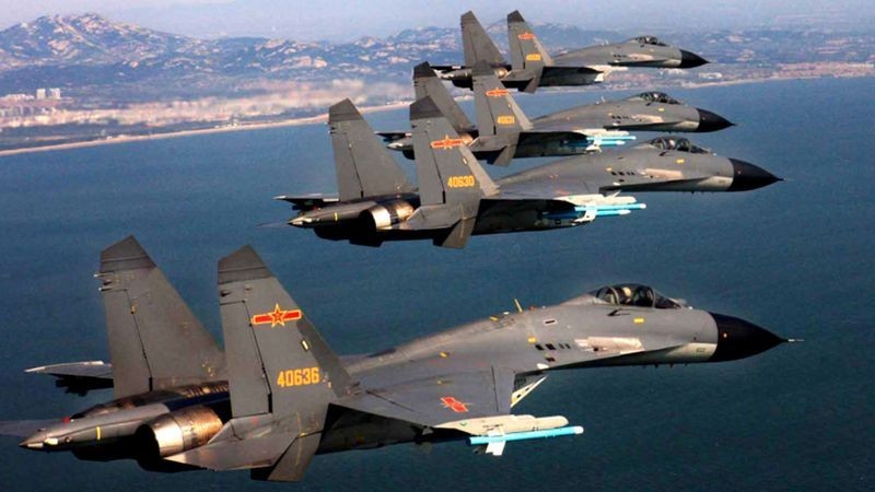 Ilustrasi: jet J-11 China. Foto: AP Photo Ilustrasi: jet J-11 China. Foto: AP Photo