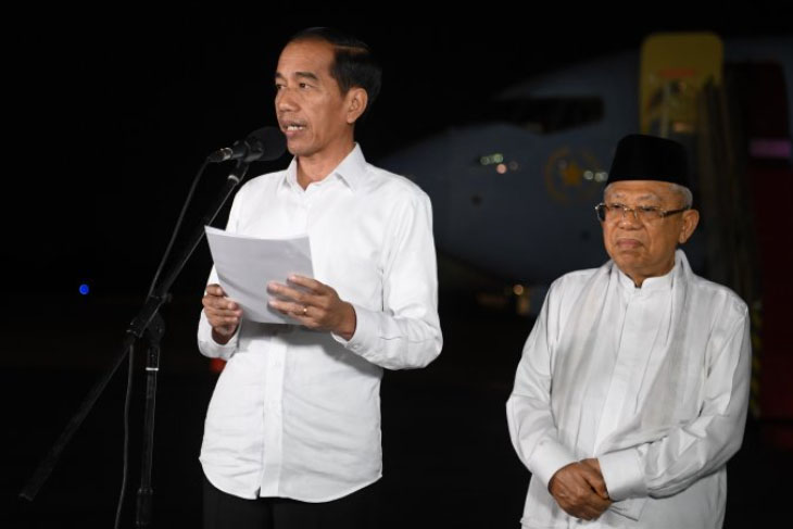 Presiden Jokowi (kiri) dan dan Wakil Presiden Maruf Amin. (ANTARA/Wahyu Putro A) Presiden Jokowi (kiri) dan dan Wakil Presiden Maruf Amin. (ANTARA/Wahyu Putro A)