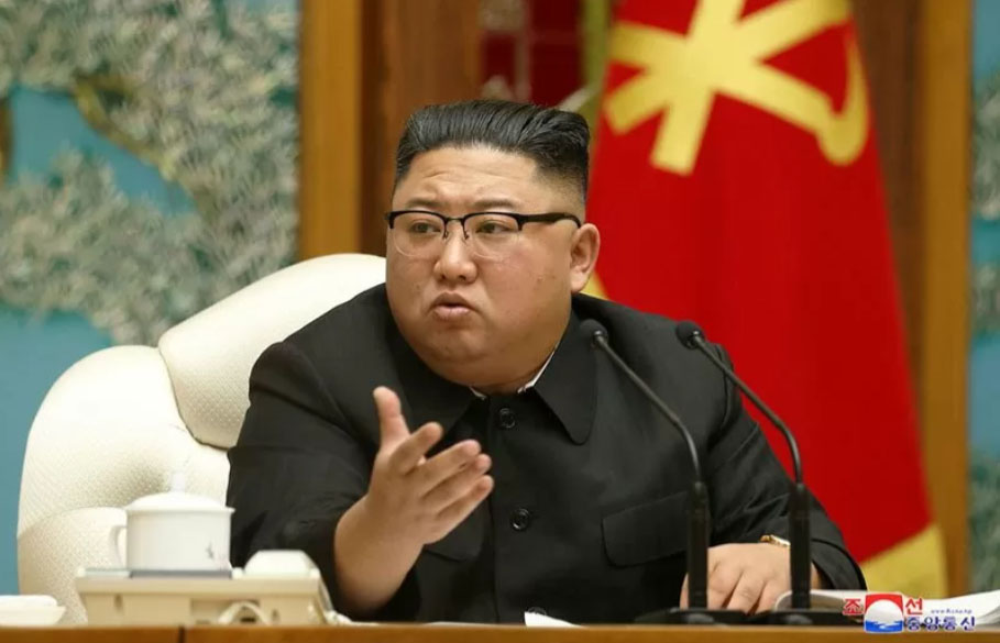 Pemimpin Korea Utara Kim Jong Un. (KCNA), Senin (16/11/2020). ANTARA FOTO/KCNA via REUTERS/hp/cfo Pemimpin Korea Utara Kim Jong Un. (KCNA), Senin (16/11/2020). ANTARA FOTO/KCNA via REUTERS/hp/cfo