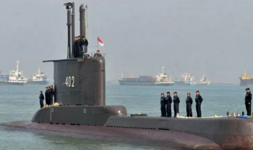 KRI Nanggala-402 dikabarkan hilang kontak di Perairan Bali (ANTARA/HO) KRI Nanggala-402 dikabarkan hilang kontak di Perairan Bali (ANTARA/HO)