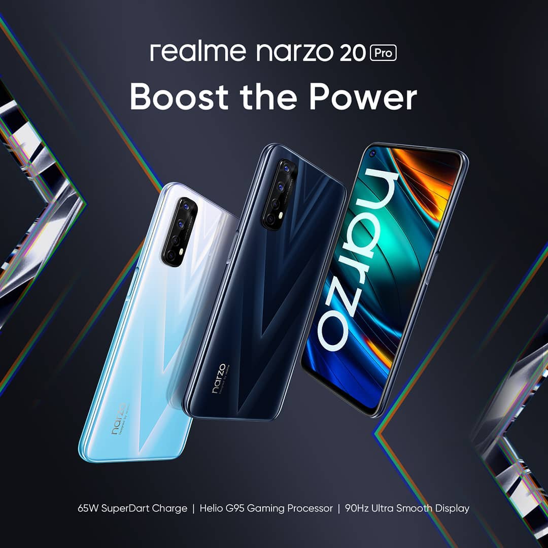 Realme Narzo 20 Pro. @realmeindonesia Realme Narzo 20 Pro. @realmeindonesia