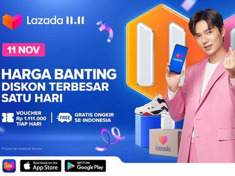 Lazada 11.11. Foto: Lazada.co.id Lazada 11.11. Foto: Lazada.co.id