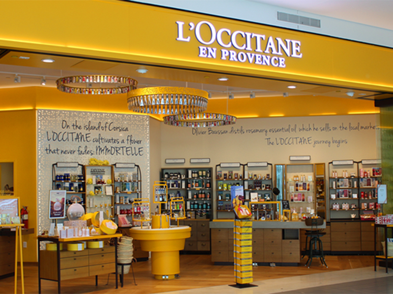 Gerai L'Occitane en Provence. Foto: globalretailnews.com Gerai L'Occitane en Provence. Foto: globalretailnews.com