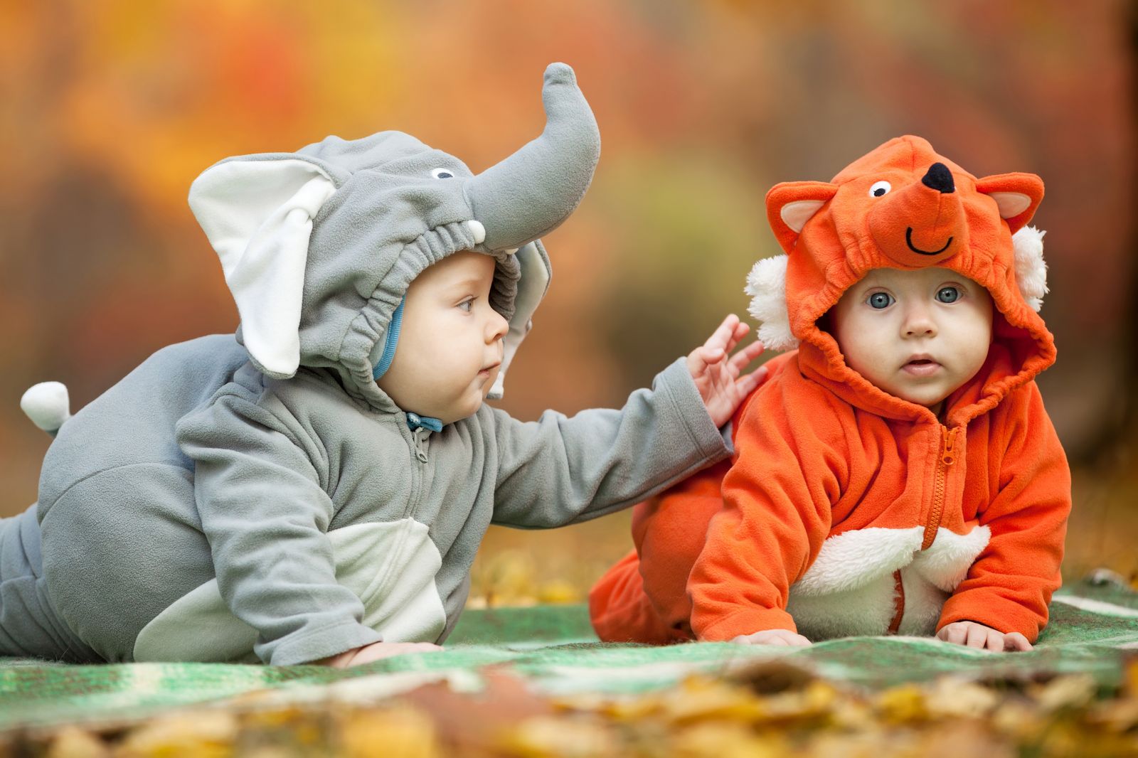 Ilustrasi bayi kembar. Foto: Elements Envato Ilustrasi bayi kembar. Foto: Elements Envato