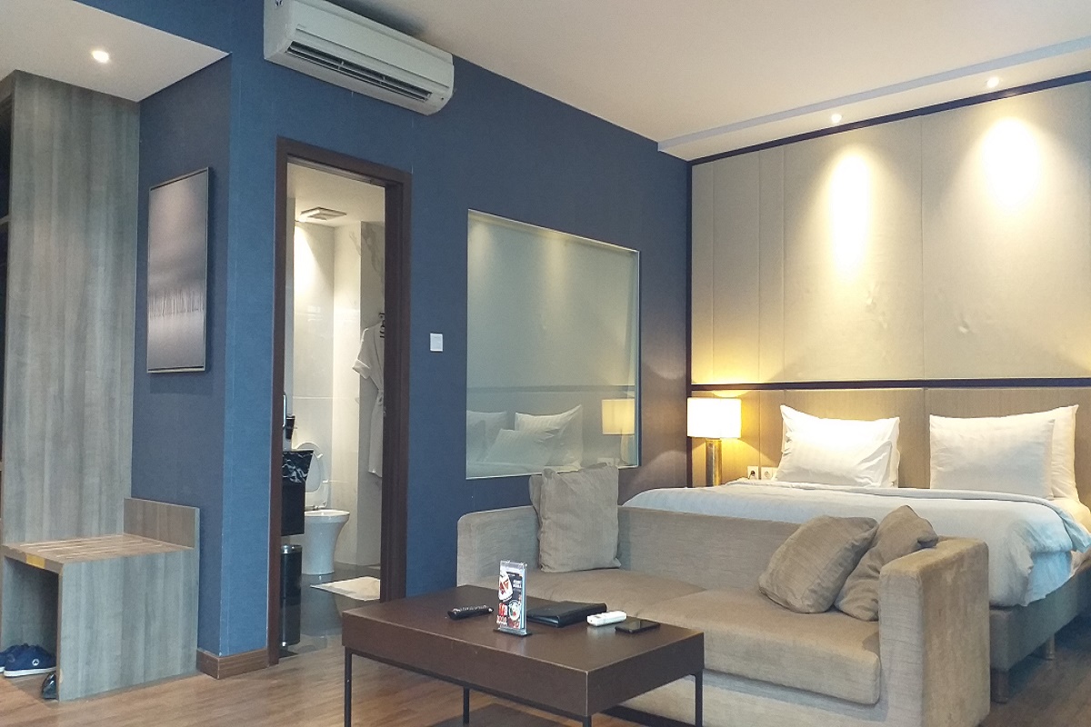 Tipe kamar Suite Room di Luminor Hotel Pecenongan. Foto: GenPI.co Tipe kamar Suite Room di Luminor Hotel Pecenongan. Foto: GenPI.co