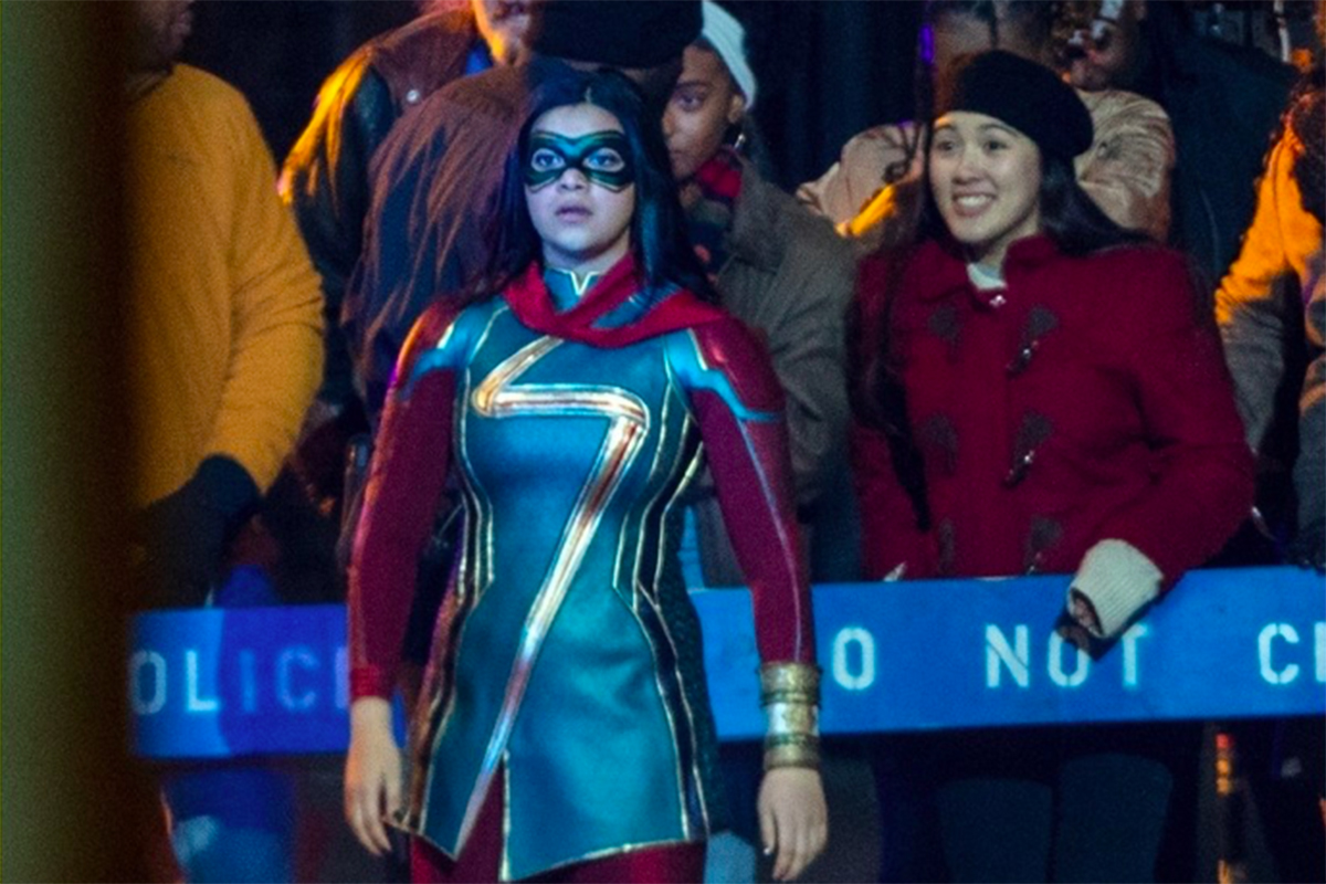 Bocoran foto set baru dari Ms Marvel. Foto: Just Jared Bocoran foto set baru dari Ms Marvel. Foto: Just Jared