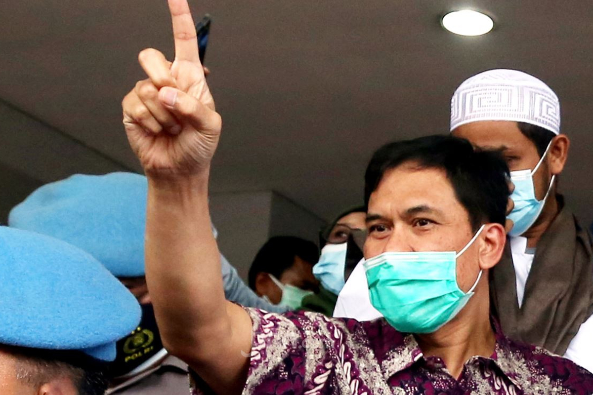 Mantan Sekretaris Umum Front Pembela Islam (FPI) Munarman. Foto: JPNN.co/GenPI.co Mantan Sekretaris Umum Front Pembela Islam (FPI) Munarman. Foto: JPNN.co/GenPI.co