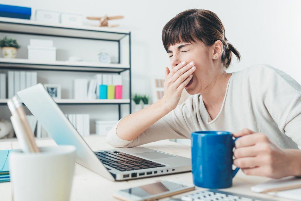 Ilustrasi menguap. Foto: ThinkstockPhotos Ilustrasi menguap. Foto: ThinkstockPhotos