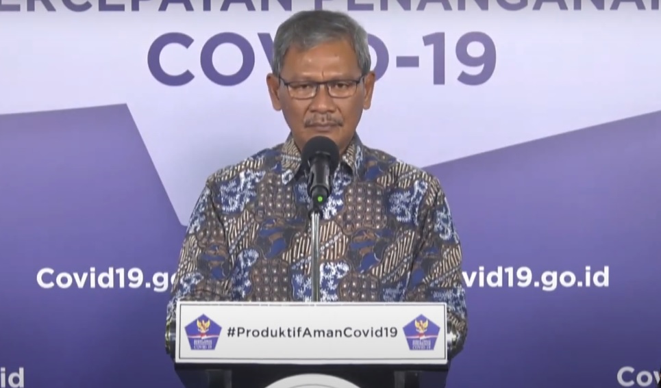 Juru Bicara Pemerintah untuk Penanganan Virus Corona, Achmad Yurianto. Foto: YouTube/BNPB Indonesia Juru Bicara Pemerintah untuk Penanganan Virus Corona, Achmad Yurianto. Foto: YouTube/BNPB Indonesia