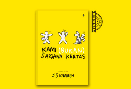 Novel Kami (Bukan) Sarjana Kertas karangan J.S. Khairen. Foto: Shopee Novel Kami (Bukan) Sarjana Kertas karangan J.S. Khairen. Foto: Shopee