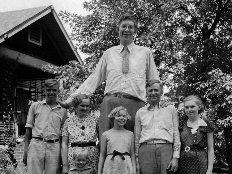 Robert Wadlow. Foto: Insider Robert Wadlow. Foto: Insider