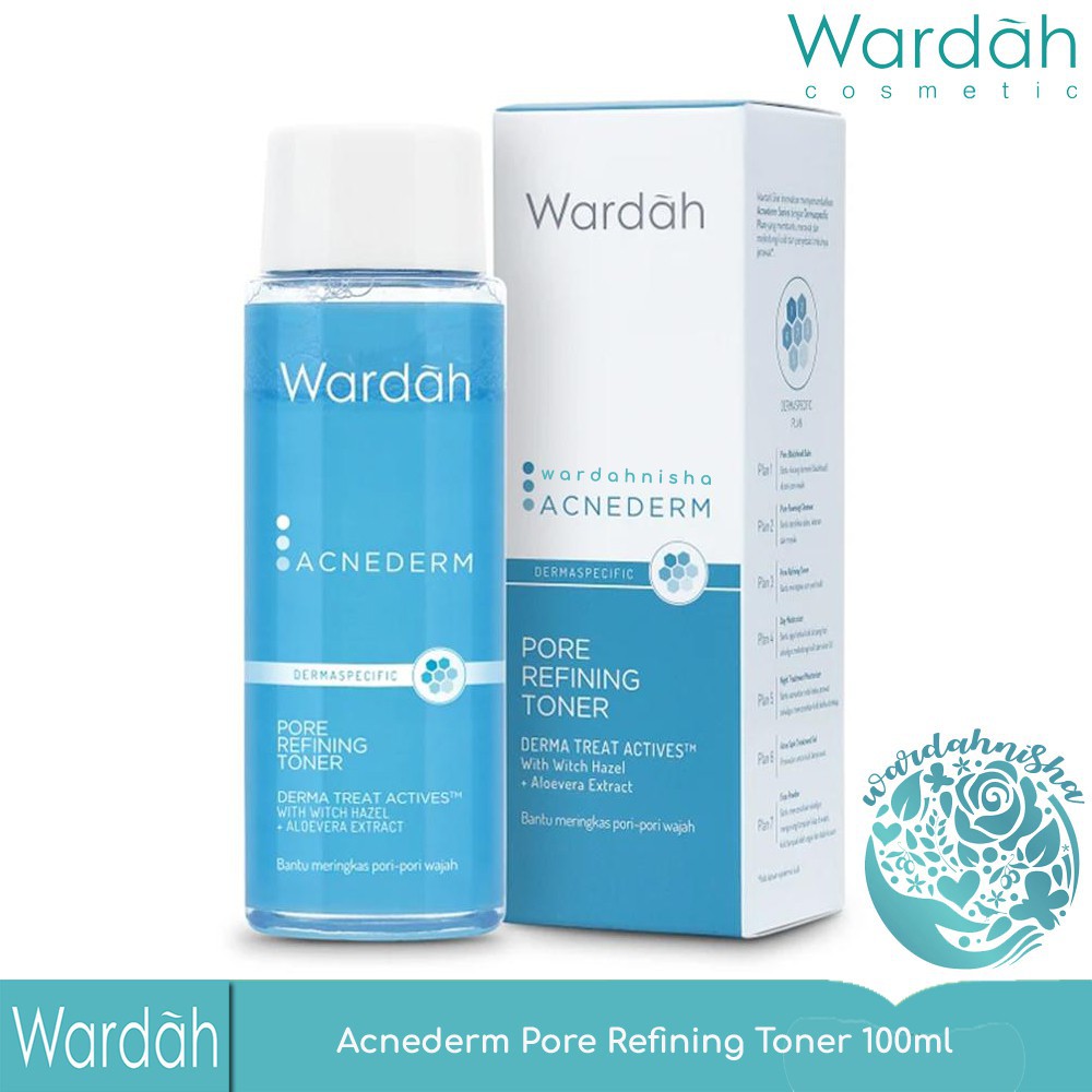 Wardah Acnederm Pore Refining Toner. Foto: Wardah Wardah Acnederm Pore Refining Toner. Foto: Wardah