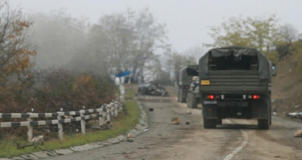 Scary!  The bodies are floating, Russian troops are on the move