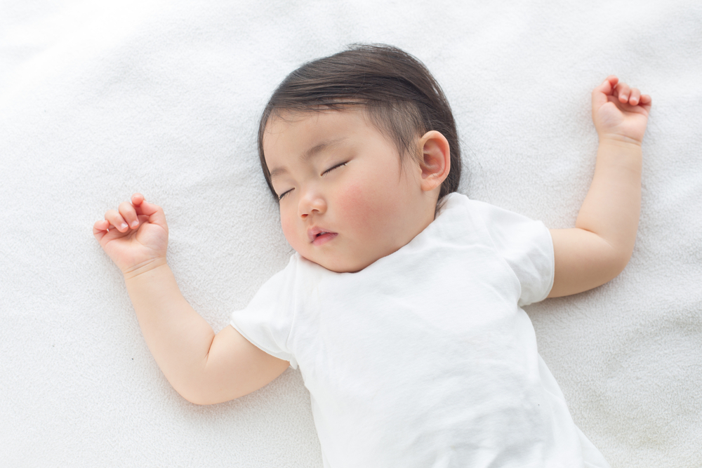 Bayi tidur lelap. Foto: Shutterstock Bayi tidur lelap. Foto: Shutterstock