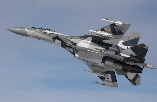 Pesawat Tempur Sukhoi SU-35 Rusia. (Foto: istimewa/Jawapos) Pesawat Tempur Sukhoi SU-35 Rusia. (Foto: istimewa/Jawapos)