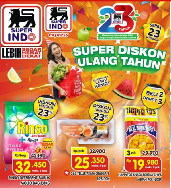 Ultah Promo Menggiurkan Supermarket Salim Group-Ahold