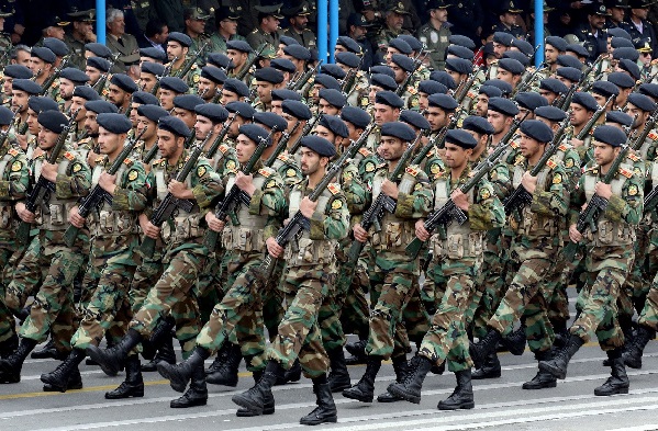 Parade tentara Iran di Tehran pada April 2019. (Foto: AFP) Parade tentara Iran di Tehran pada April 2019. (Foto: AFP)