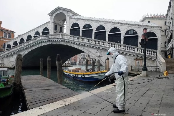 Italia menjadi negara terparah pandemi virus corona di Eropa. (Foto: AFP) Italia menjadi negara terparah pandemi virus corona di Eropa. (Foto: AFP)