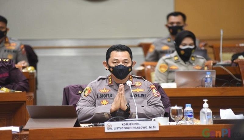 Kapolri Listyo Sigit Prabowo. Foto: GenPI.co Kapolri Listyo Sigit Prabowo. Foto: GenPI.co