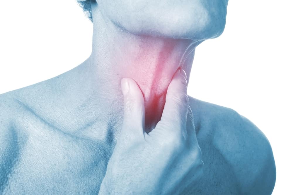 Ilustrasi radang tenggorokan. Foto: Shutterstock Ilustrasi radang tenggorokan. Foto: Shutterstock