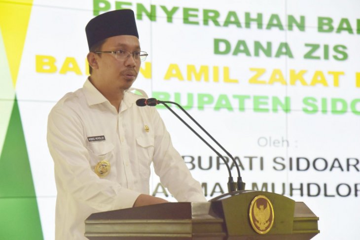 Bupati Sidoarjo Ahmad Muhdlor Ali. (Antara Jatim/SI/IS) Bupati Sidoarjo Ahmad Muhdlor Ali. (Antara Jatim/SI/IS)