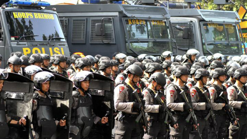 Polri menetapkan siaga 1 di wilayah DKI Jakarta untuk aksi 22 Mei yang digelar karena dugaan kecurangan dalam Pemilu 2019 (Foto : Tempo) Polri menetapkan siaga 1 di wilayah DKI Jakarta untuk aksi 22 Mei yang digelar karena dugaan kecurangan dalam Pemilu 2019 (Foto : Tempo)