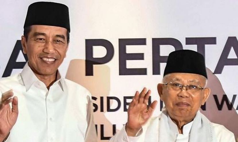 Pasangan presiden dan wakil presiden terpilih, Joko Widodo & Ma'ruf Amin. (Foto: Sinar Harapan) Pasangan presiden dan wakil presiden terpilih, Joko Widodo & Ma'ruf Amin. (Foto: Sinar Harapan)